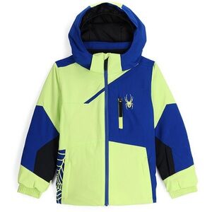 Spyder Blue and Green Hooded Jacket